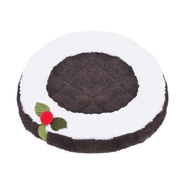 Christmas Pudding Snuggle Bed for dogs and pet-parent routines