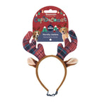 Tartan Reindeer Antlers for dogs and pet-parent routines