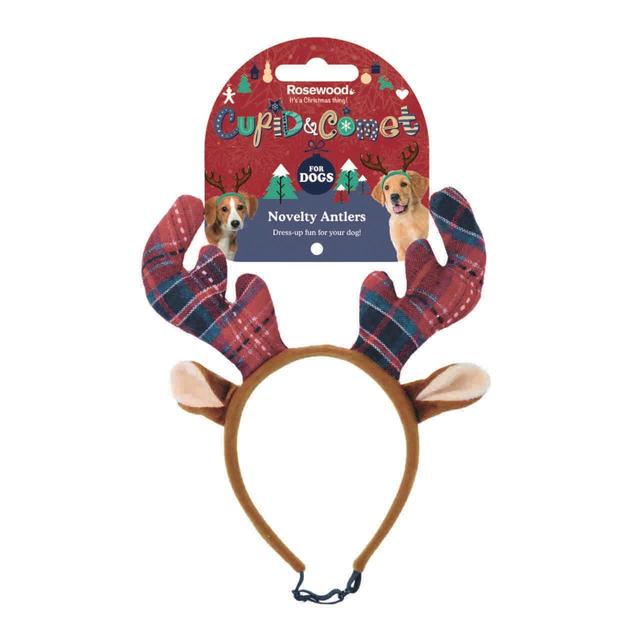 Tartan Reindeer Antlers for dogs and pet-parent routines