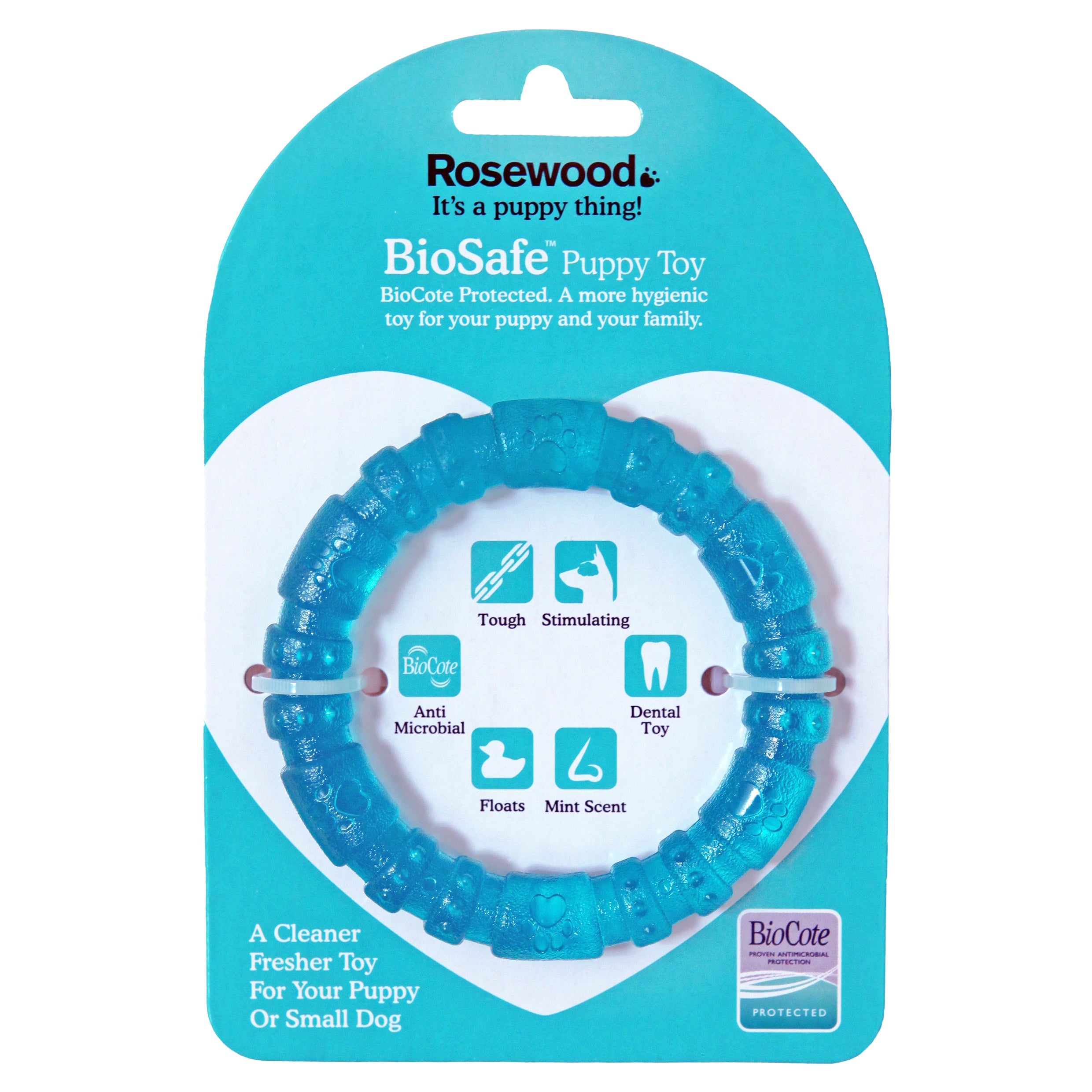 Rosewood Biosafe Puppy Toy Set Blue