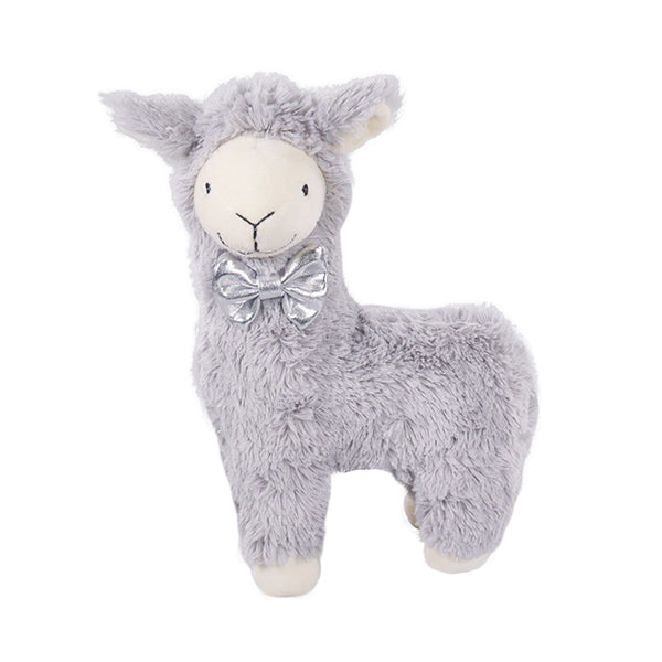 Luxury Grey Plush Llama for dogs and pet-parent routines