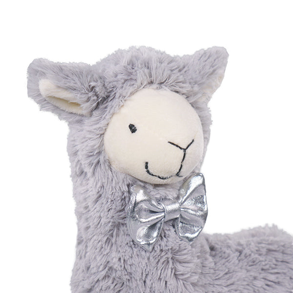 Luxury Grey Plush Llama
