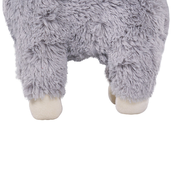 Luxury Grey Plush Llama