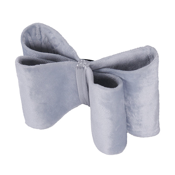 Velvet Silver Bow