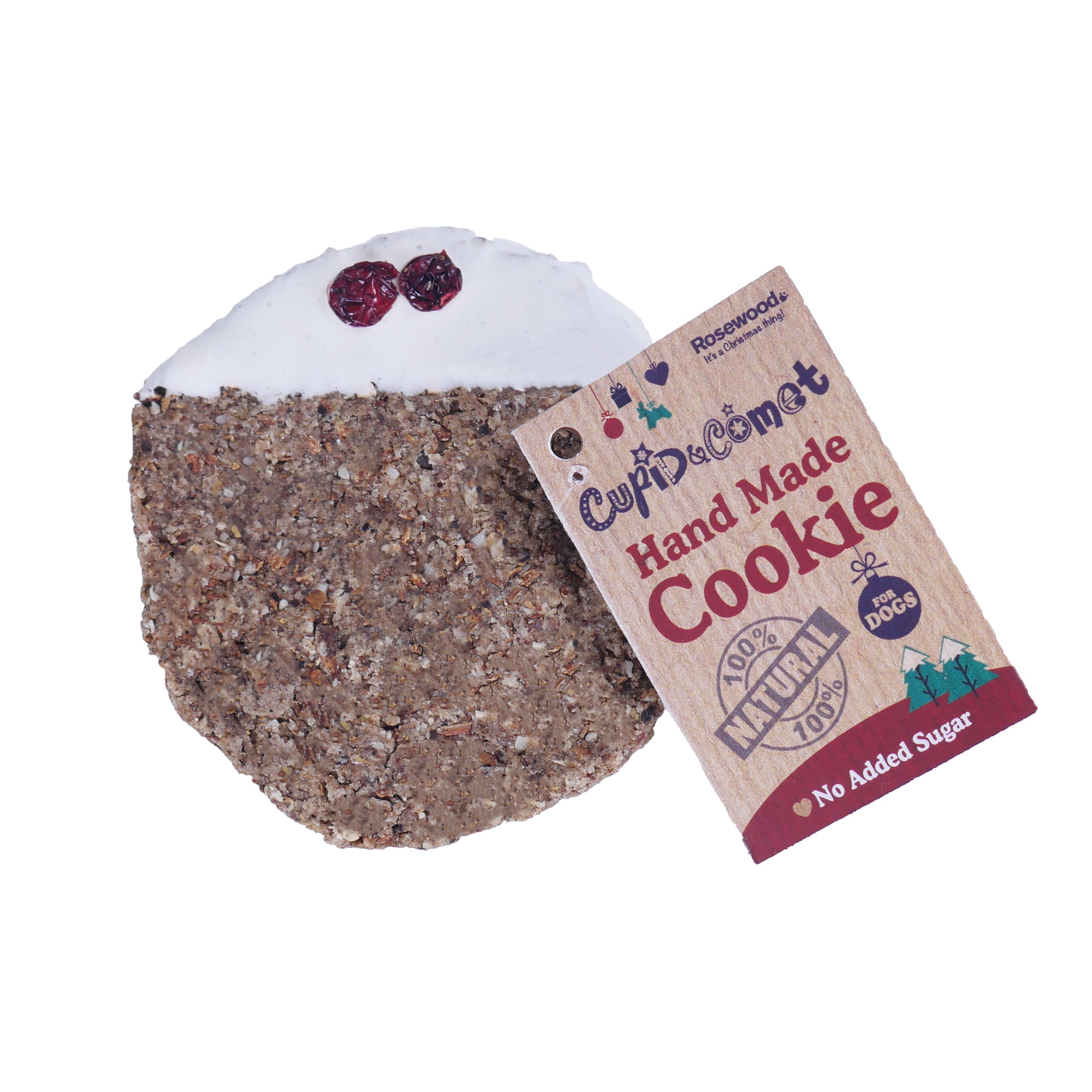 Rosewood Natural Christmas Pudding Dog Biscuit 50g for dogs and pet-parent routines