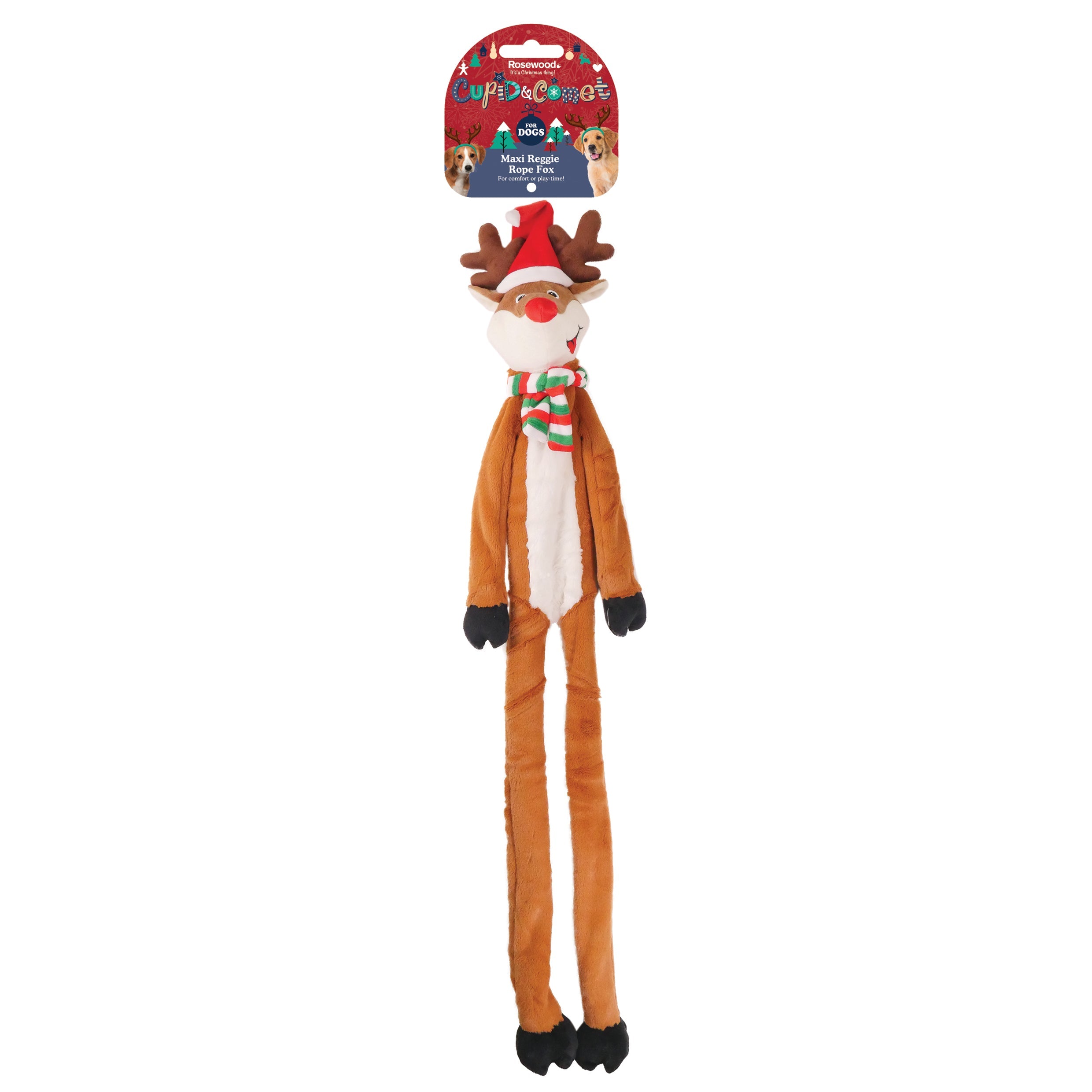 Maxi Reggie Rope Fox for dogs and pet-parent routines