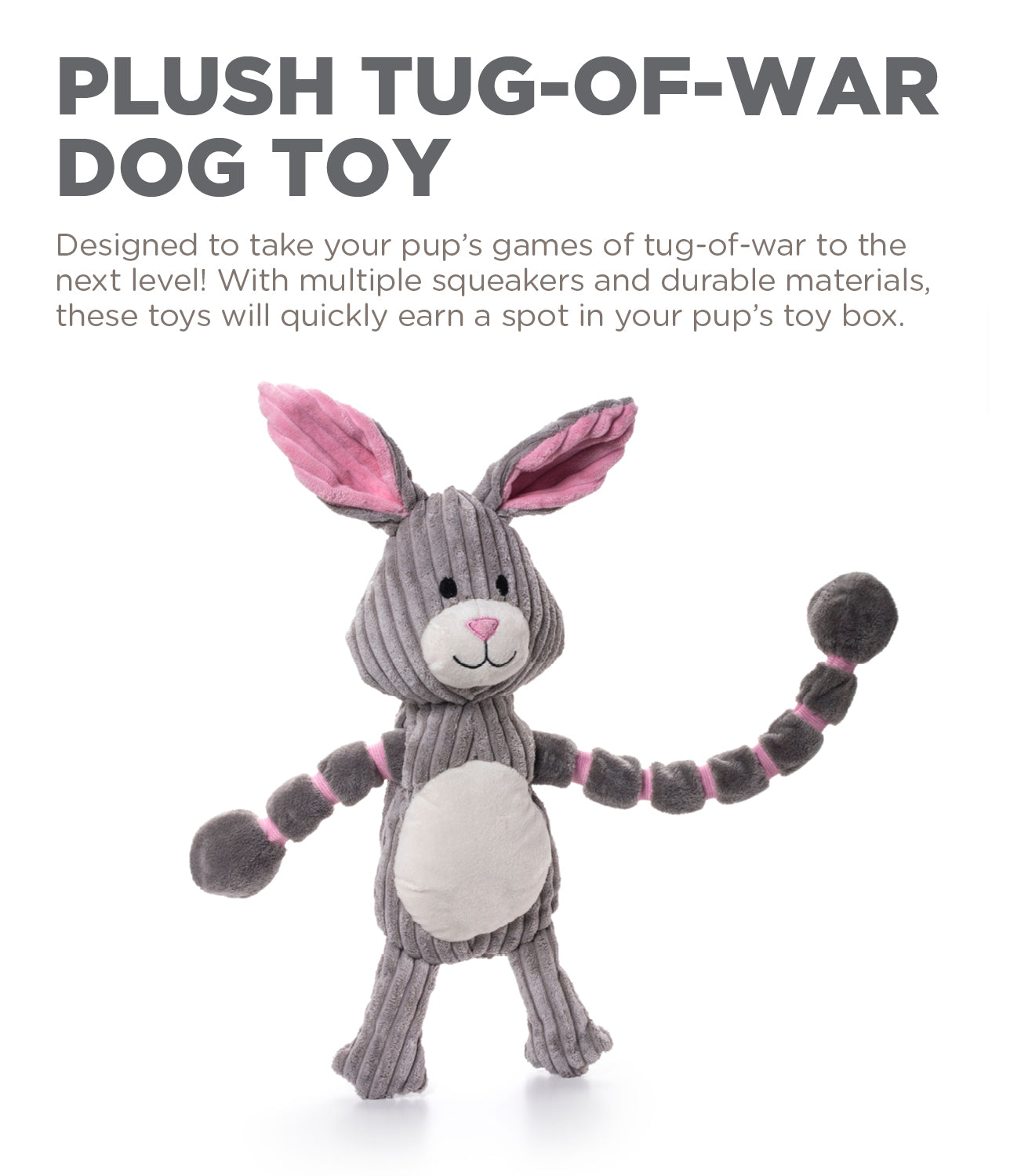 Outward Hound Thunder Tuggerz Bunny