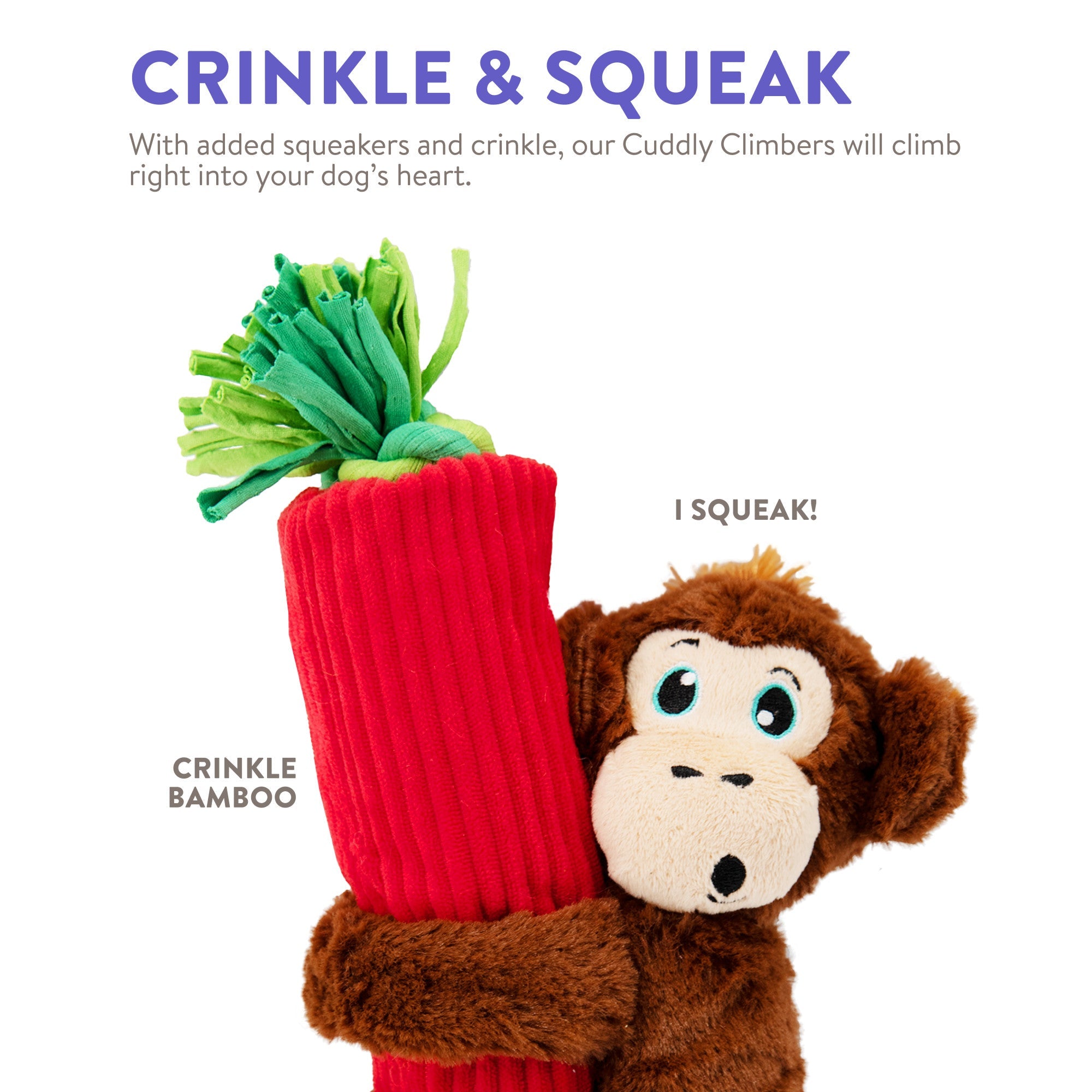 Cuddly Climbers Monkey