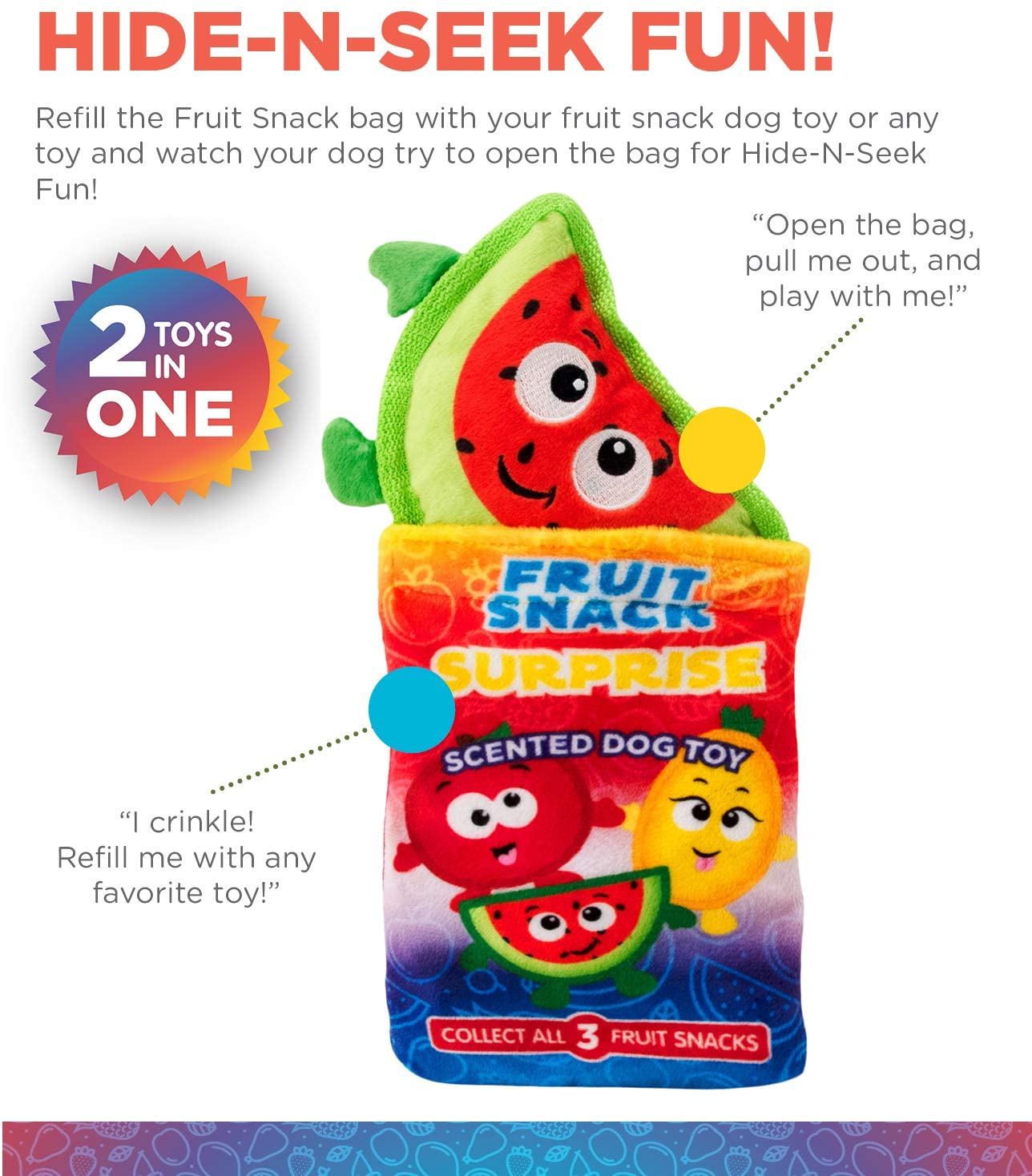 OWH136_Outward Hound_Fruit Snack Surprise Ast