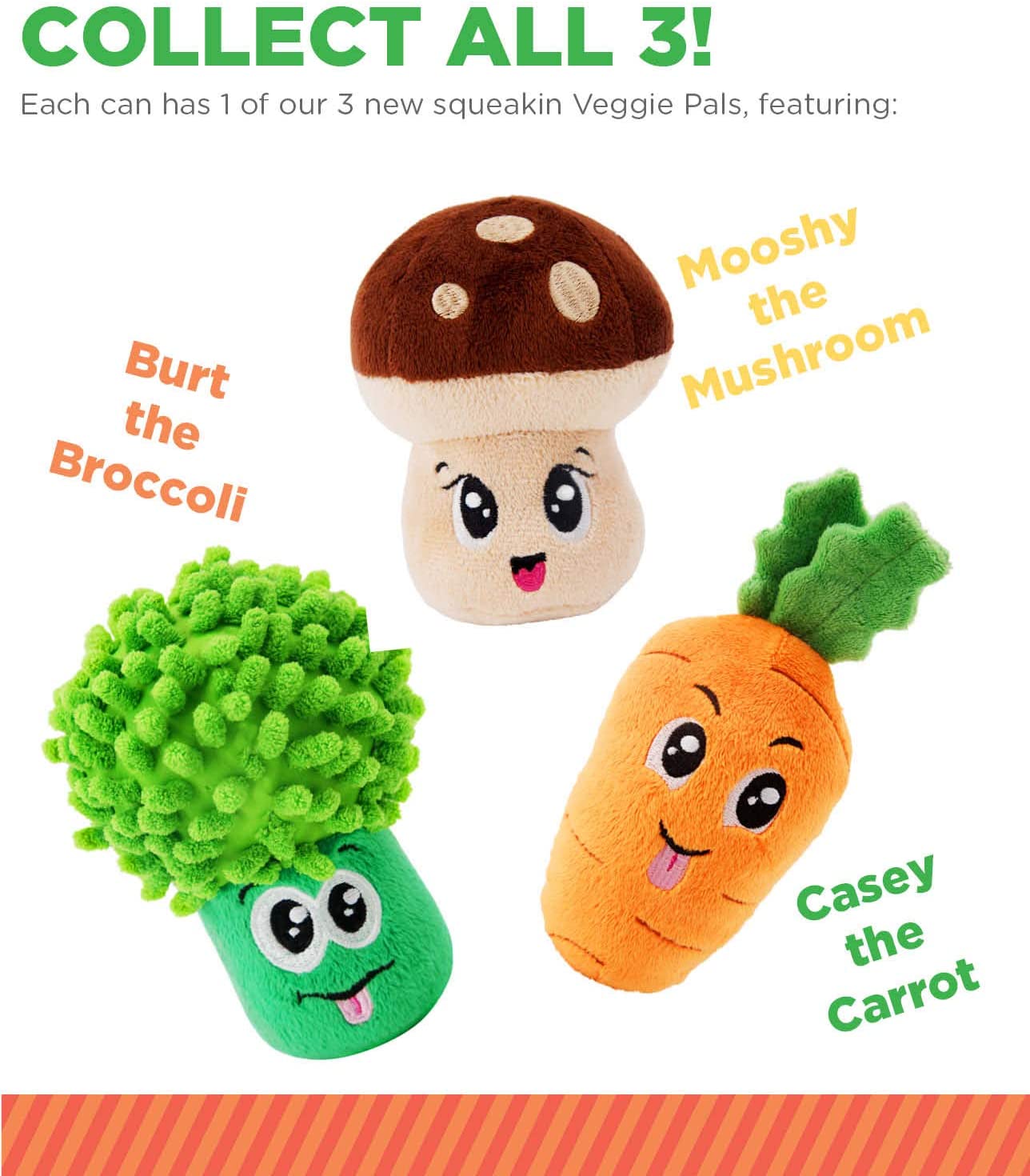 Outward Hound Surprise Veggie Pals Ast for dogs and pet-parent routines