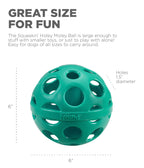 OWH187_Outward Hound_Squeakin' Holey Moley Dog Ball Stuffable Fetch Toy