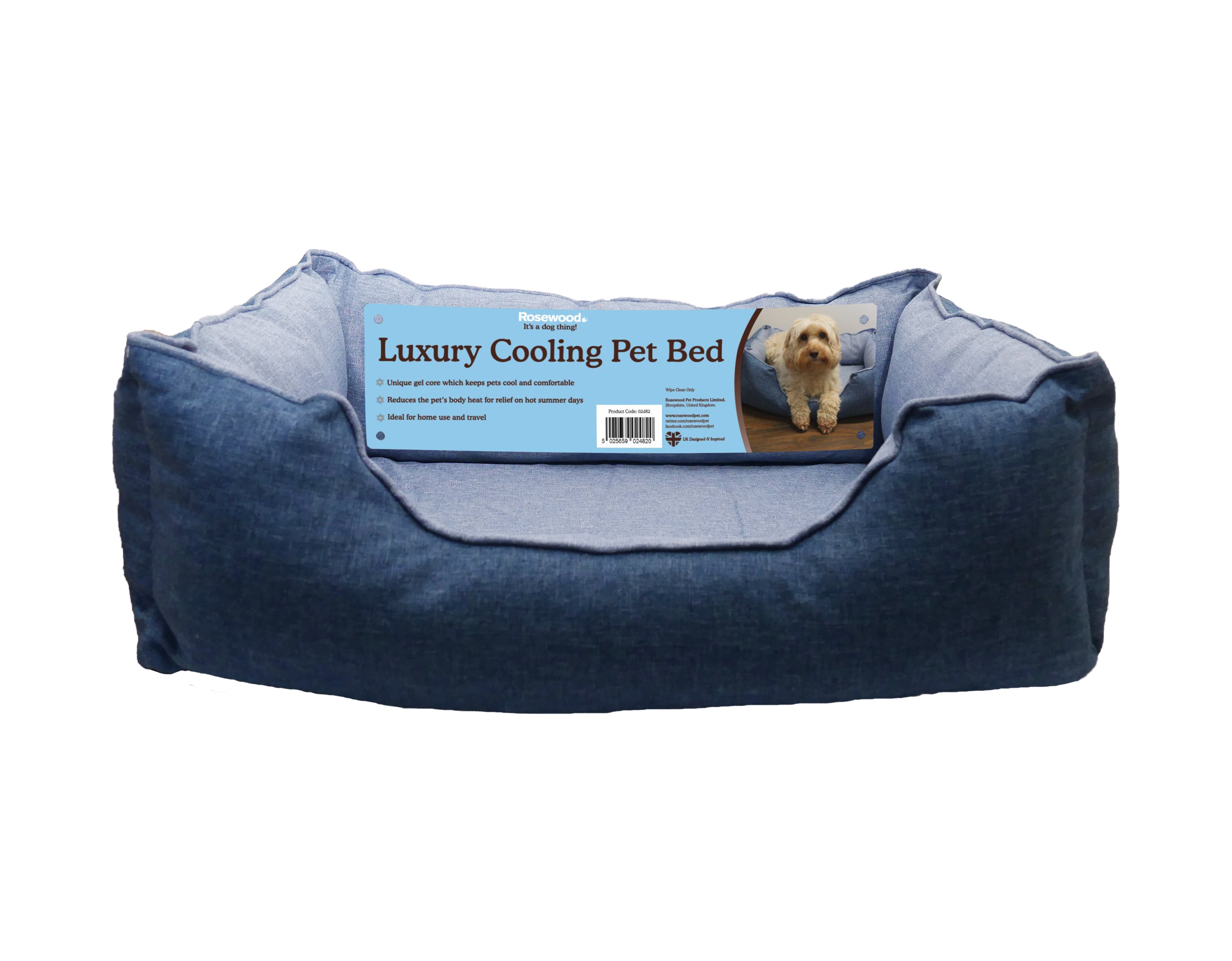 Rosewood Luxury Cooling Pet Bed 60cm for dogs and pet-parent routines