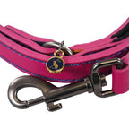RWD198_Rosewood_Joules Pink Leather Dog Lead