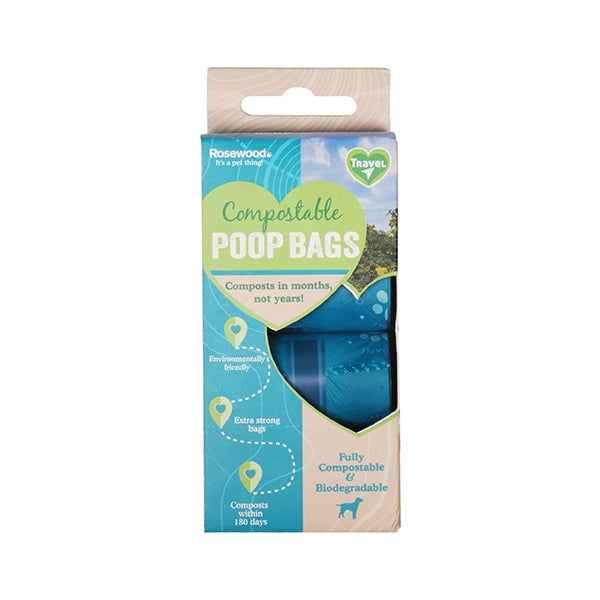 Compostable Dog Poop Bag 15 x 4 for dogs and pet-parent routines