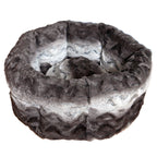 Rosewood Grey & Cream Snuggle Plush Round for dogs and pet-parent routines