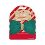 Green Knitted Bow Tie