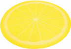 Lemon Print Circular Cool Mat for dogs and pet-parent routines