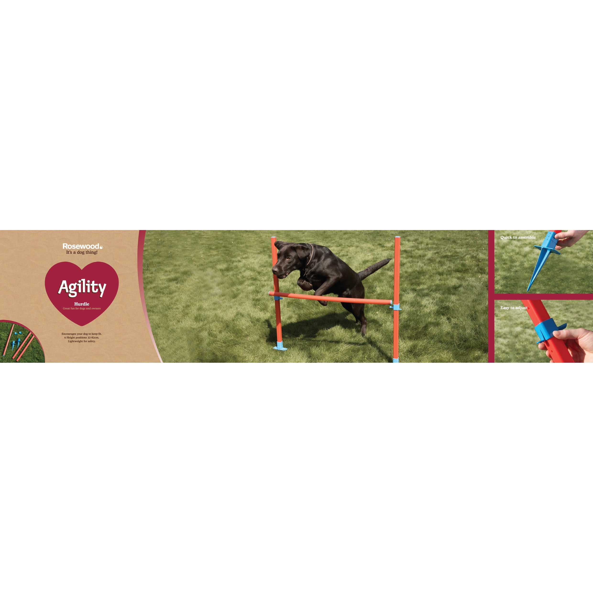 The Rosewood Dog Agility Hurdle