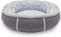 Rosewood Deep Plush Grey Donut for dogs and pet-parent routines