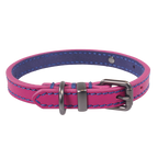 Rosewood_Joules Pink Leather Dog Collars