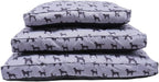 Rosewood Padded Dogs Print Grey Mattress for dogs and pet-parent routines