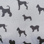 Rosewood_Padded Dogs Print Grey Mattress