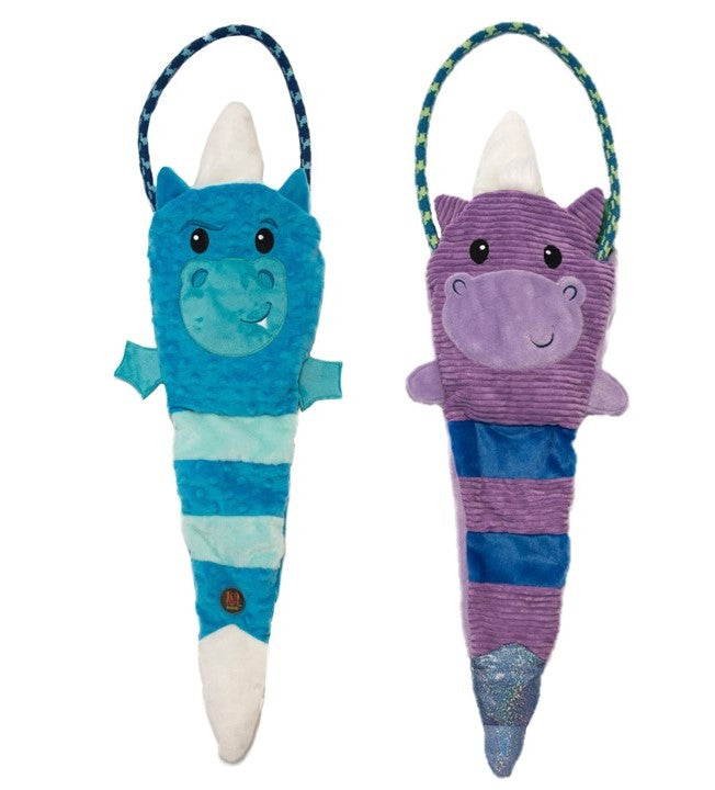 Tuggerz Reversible Unicorn/Dragon 2-in-1 Tug Toy for dogs and pet-parent routines