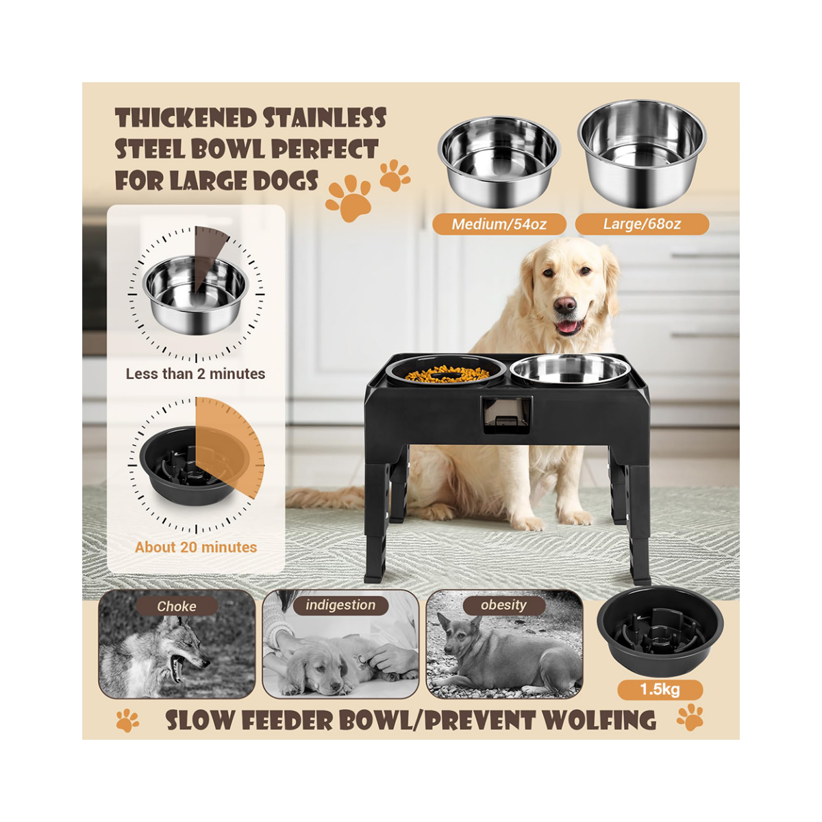 Slow Feeder Station Pro for Fast Eaters