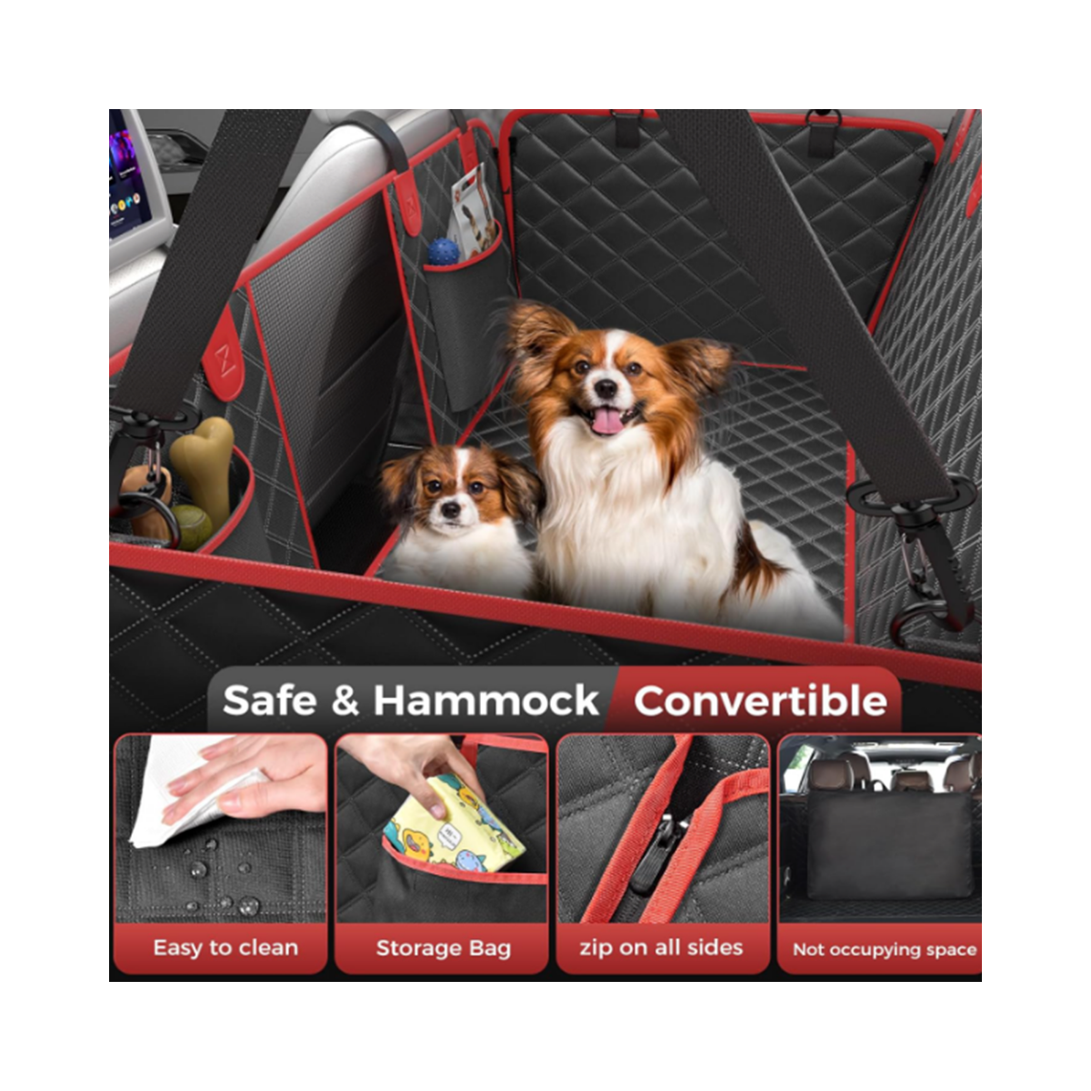Dog Car Hammock XL for Dog Travel