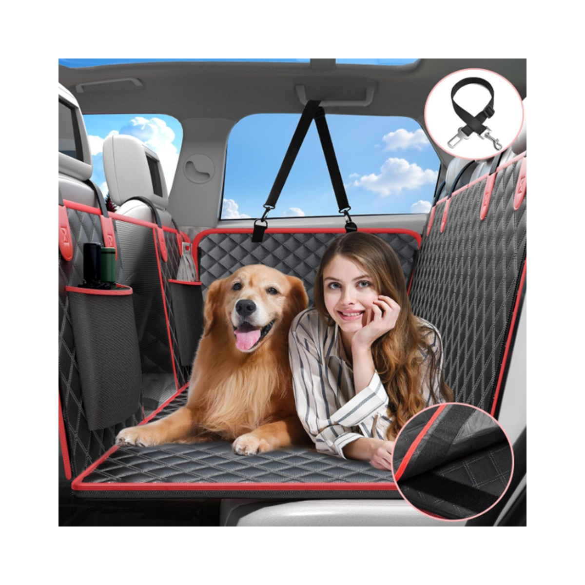 Dog Car Hammock XL for Dog Travel