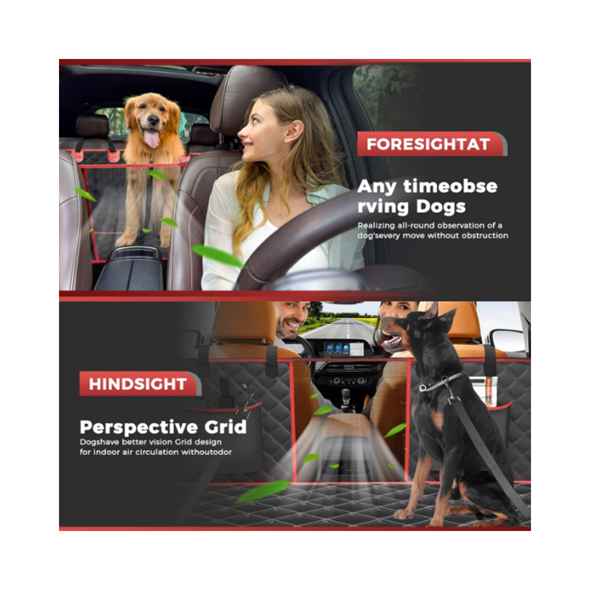 Dog Car Hammock XL for Dog Travel