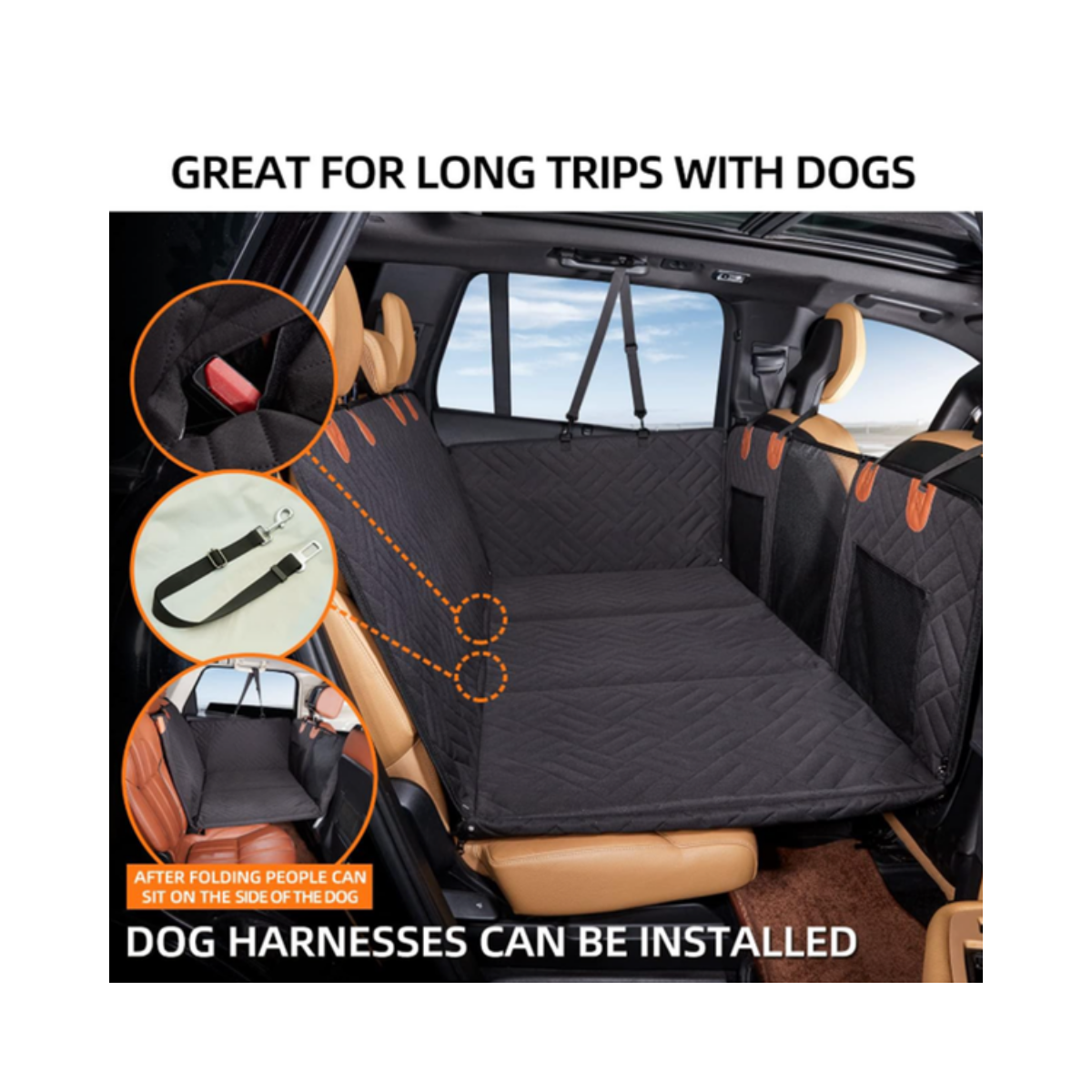 Dog Car Hammock for Dog Travel