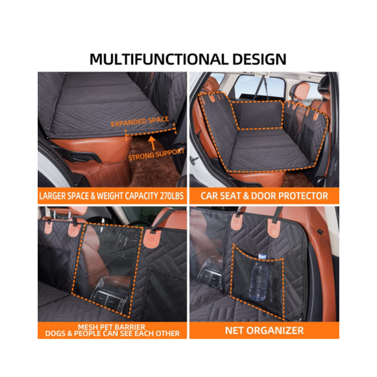 Dog Car Hammock for Dog Travel