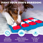 Nina Ottosson Dog Brick Puzzle Blue for Dog Enrichment