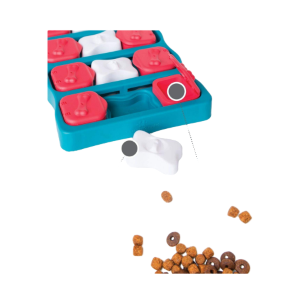 Nina Ottosson Dog Brick Puzzle Blue for Dog Enrichment