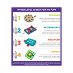 Nina Ottosson Dog Brick Puzzle Blue for Dog Enrichment