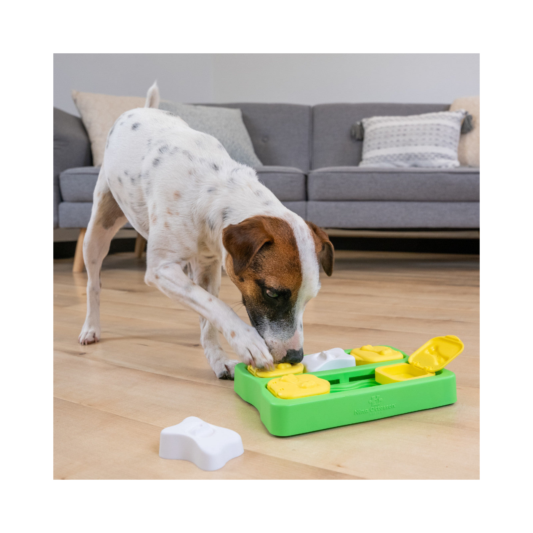 Nina Ottosson Dog Brick Green SM for Dogs
