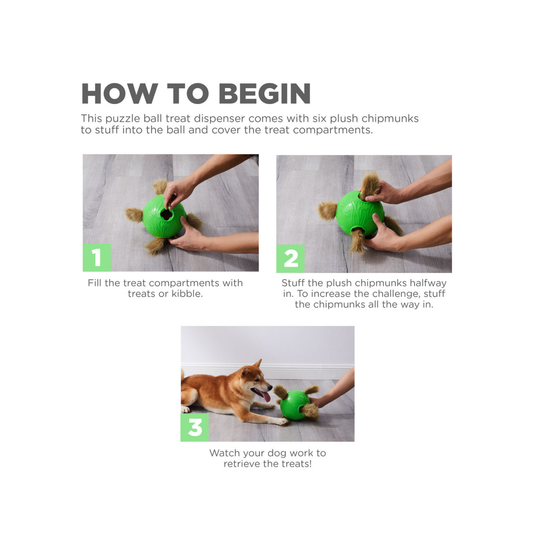 Nina Ottosson Dog Snuffle 'n Treat Ball for Dog Enrichment