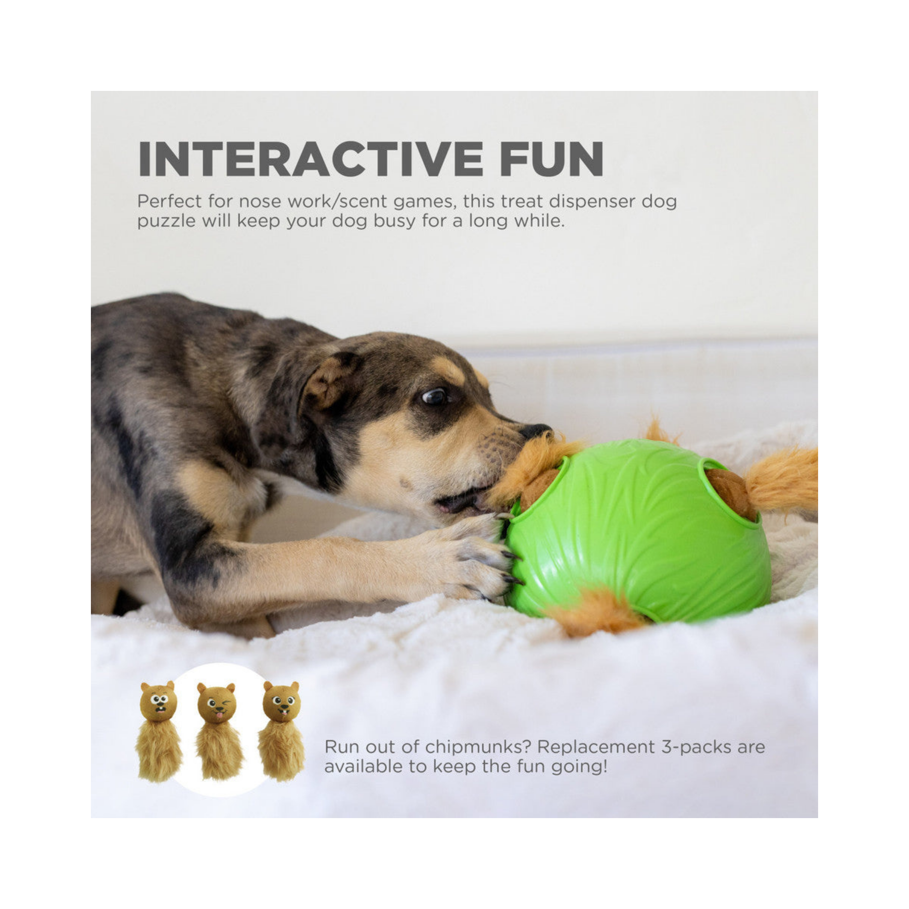 Nina Ottosson Dog Snuffle 'n Treat Ball for Dog Enrichment