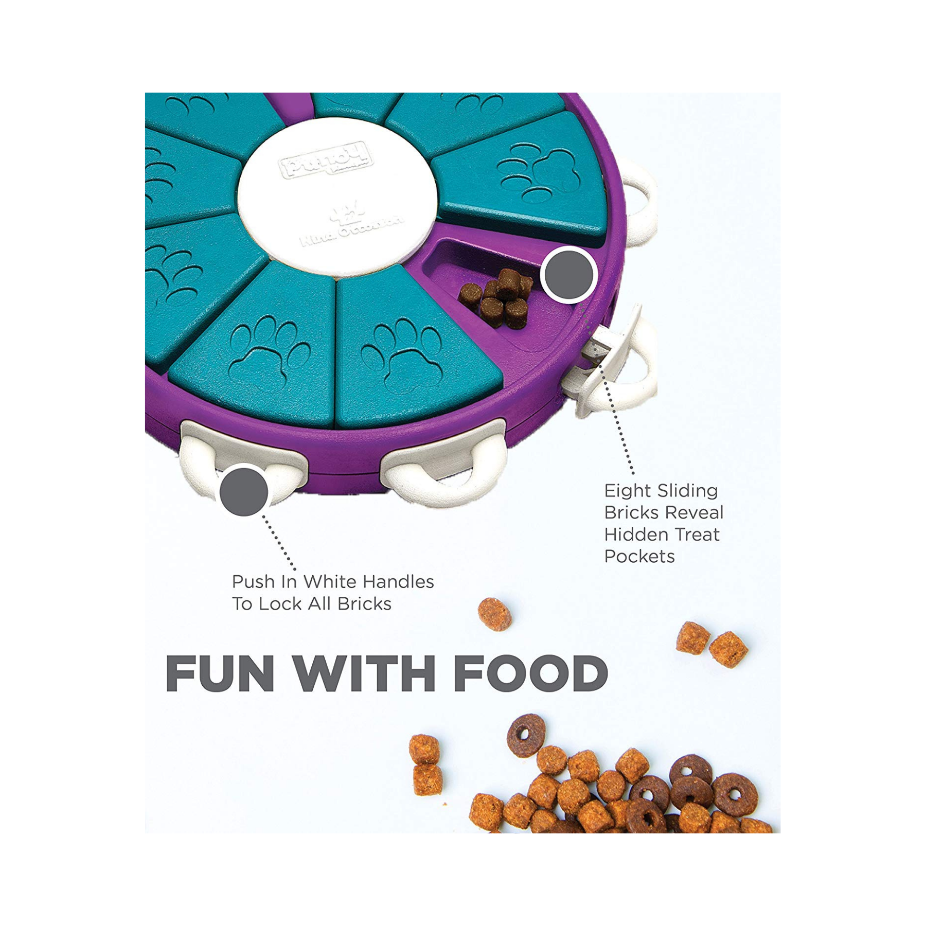 Nina Ottosson Dog Twister Puzzle for Dog Enrichment