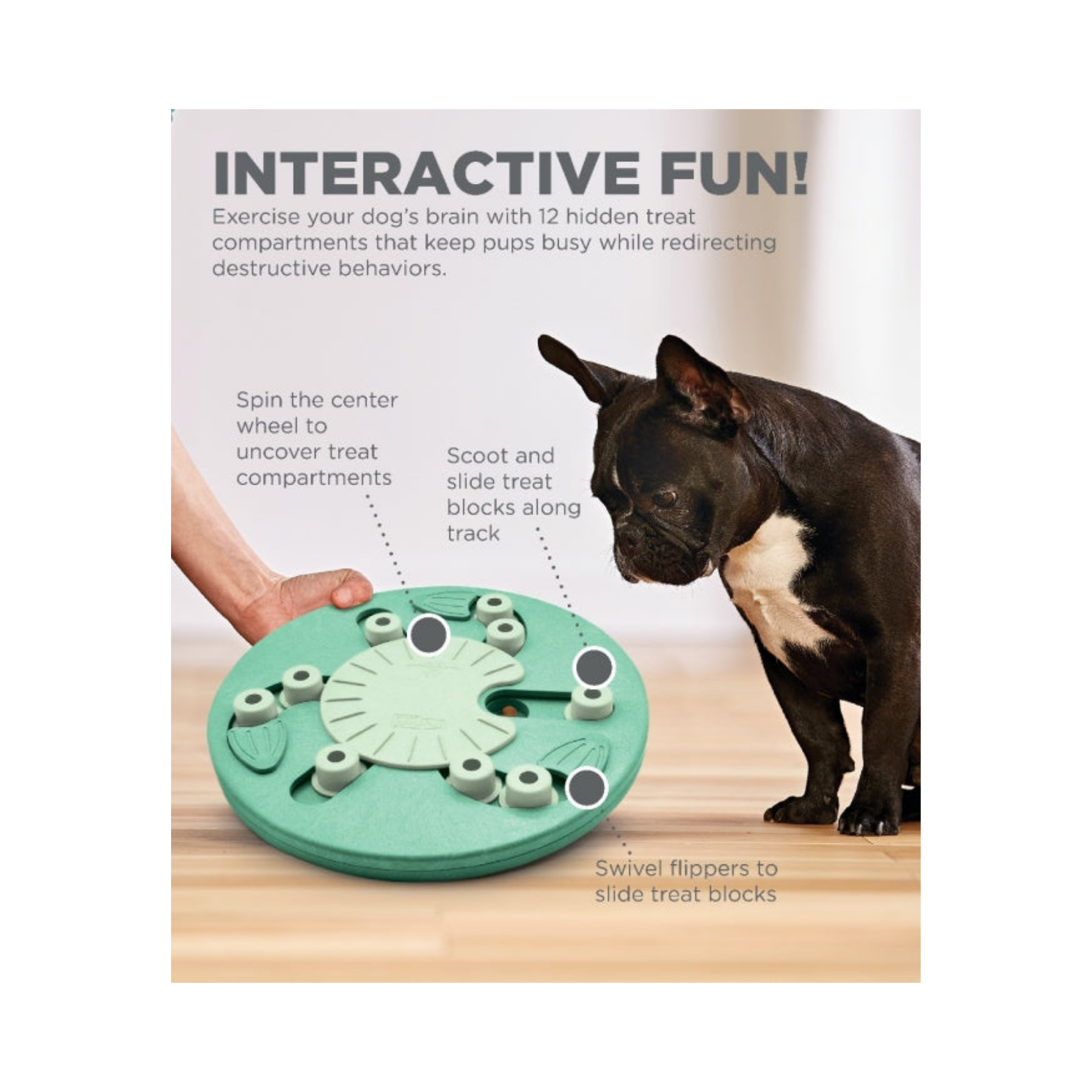 Nina Ottosson Dog Worker Green for Dogs
