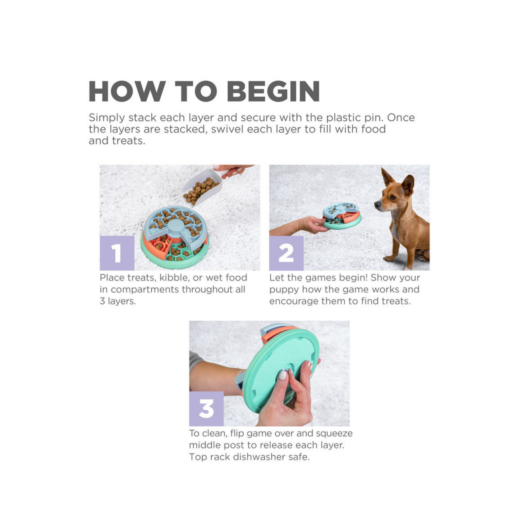 Nina Ottosson Puppy Lickin' Layers for Dogs