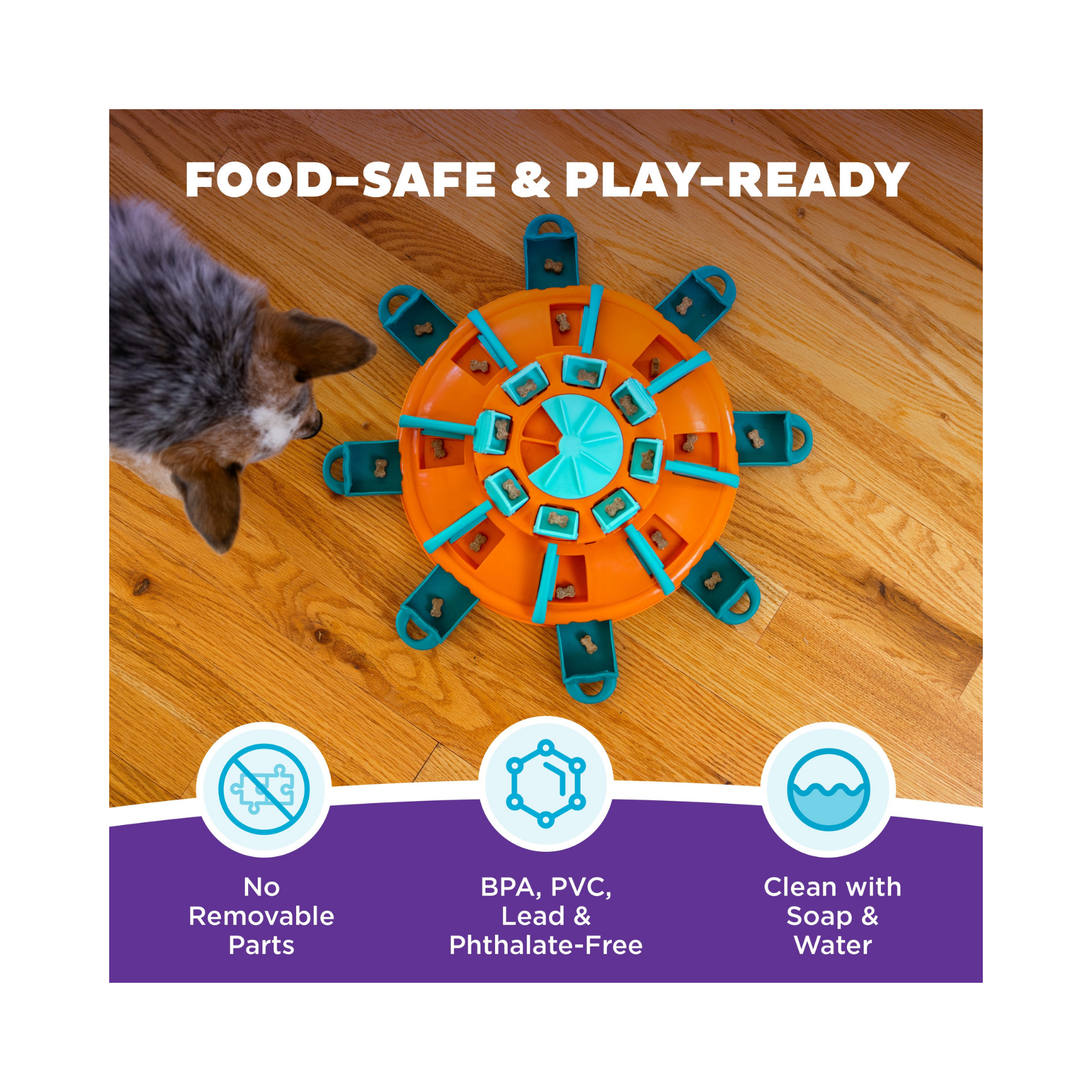 Nina Ottosson Tower of Treats for Dog Enrichment