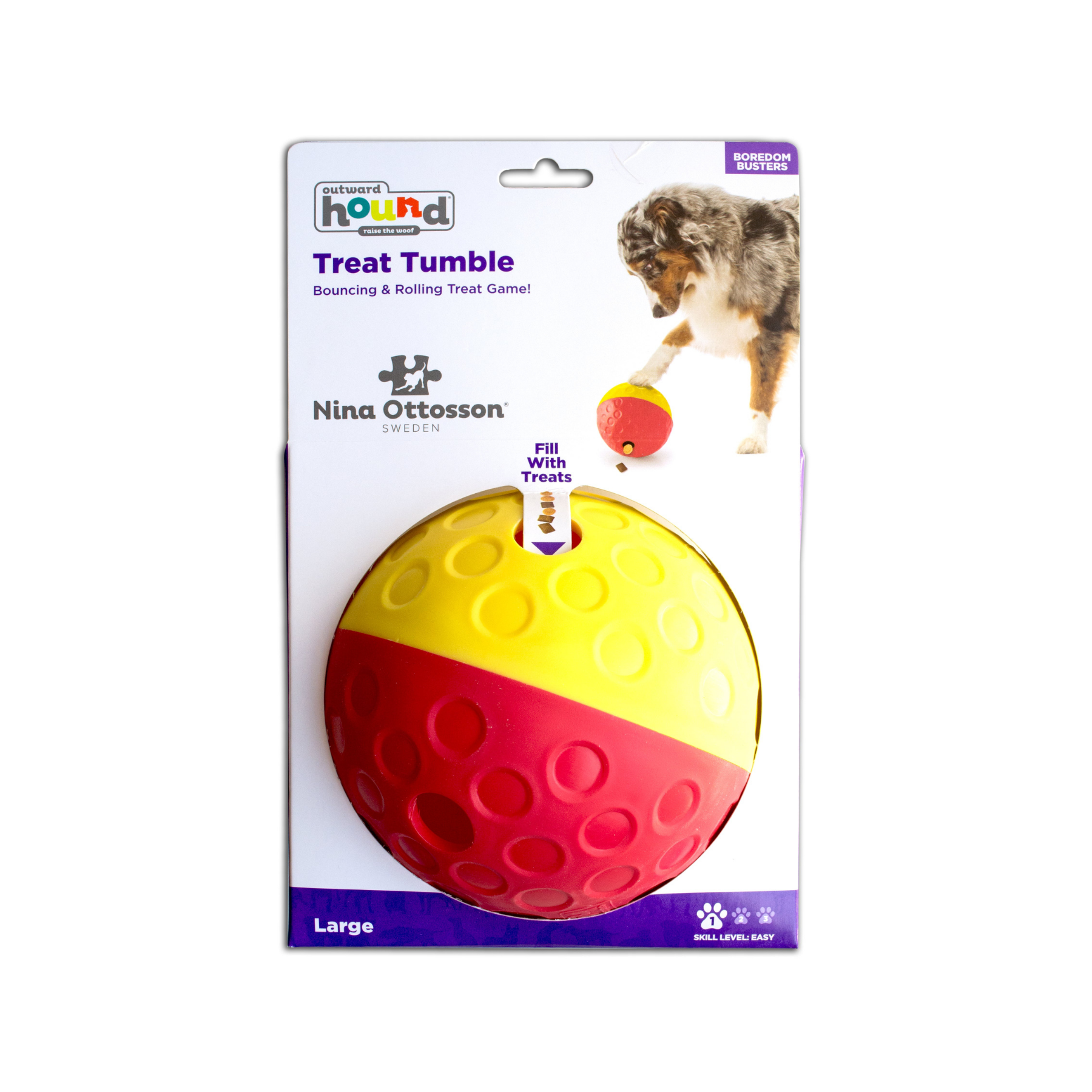 Nina Ottosson Treat Tumble Large for Dog Enrichment