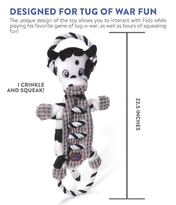 Outward Hound Ropes-A-Go-Go Cow