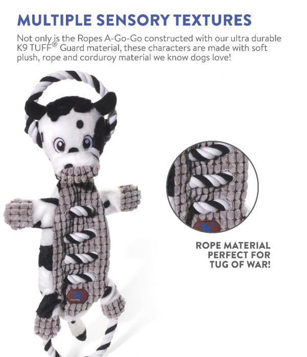 Outward Hound Ropes-A-Go-Go Cow