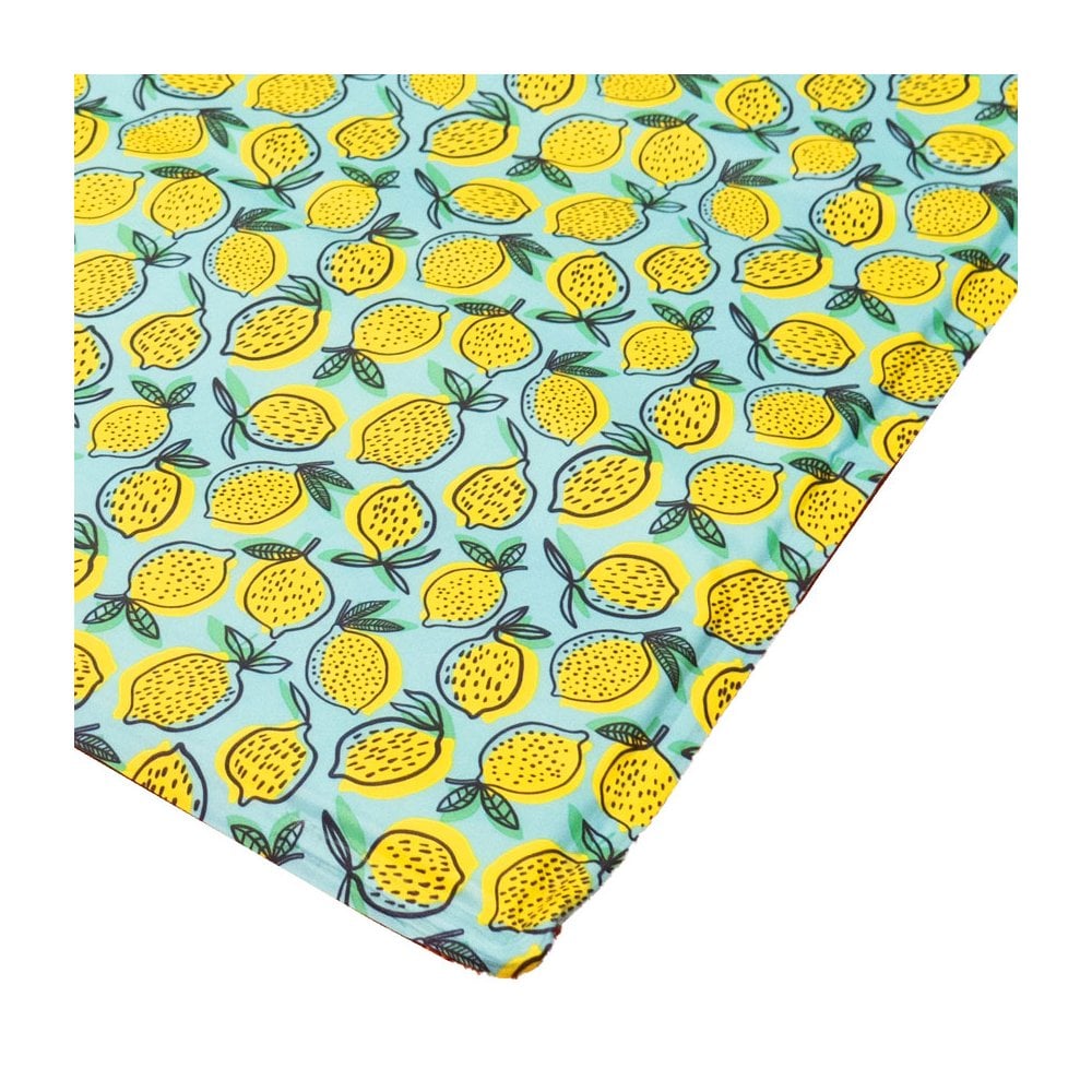 Rosewood Lemon Print Rectangular Pet Cool Mat